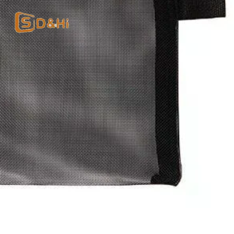 Ideal Stationery & Office Supply - Mesh Zipper Pencil Pouches With Clear