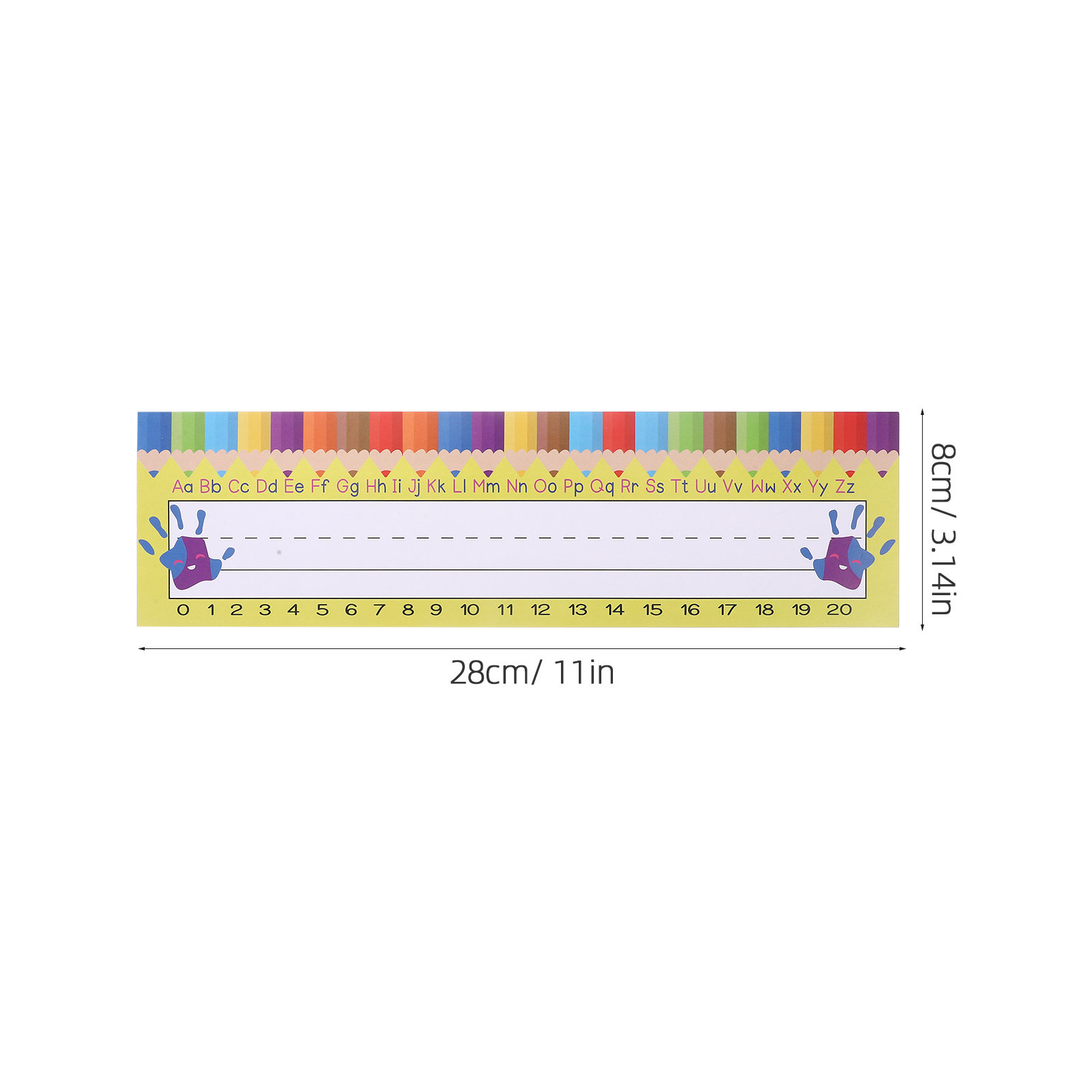 1Set Name Tag Stickers Paper D - Desk Name Plate avis et prix