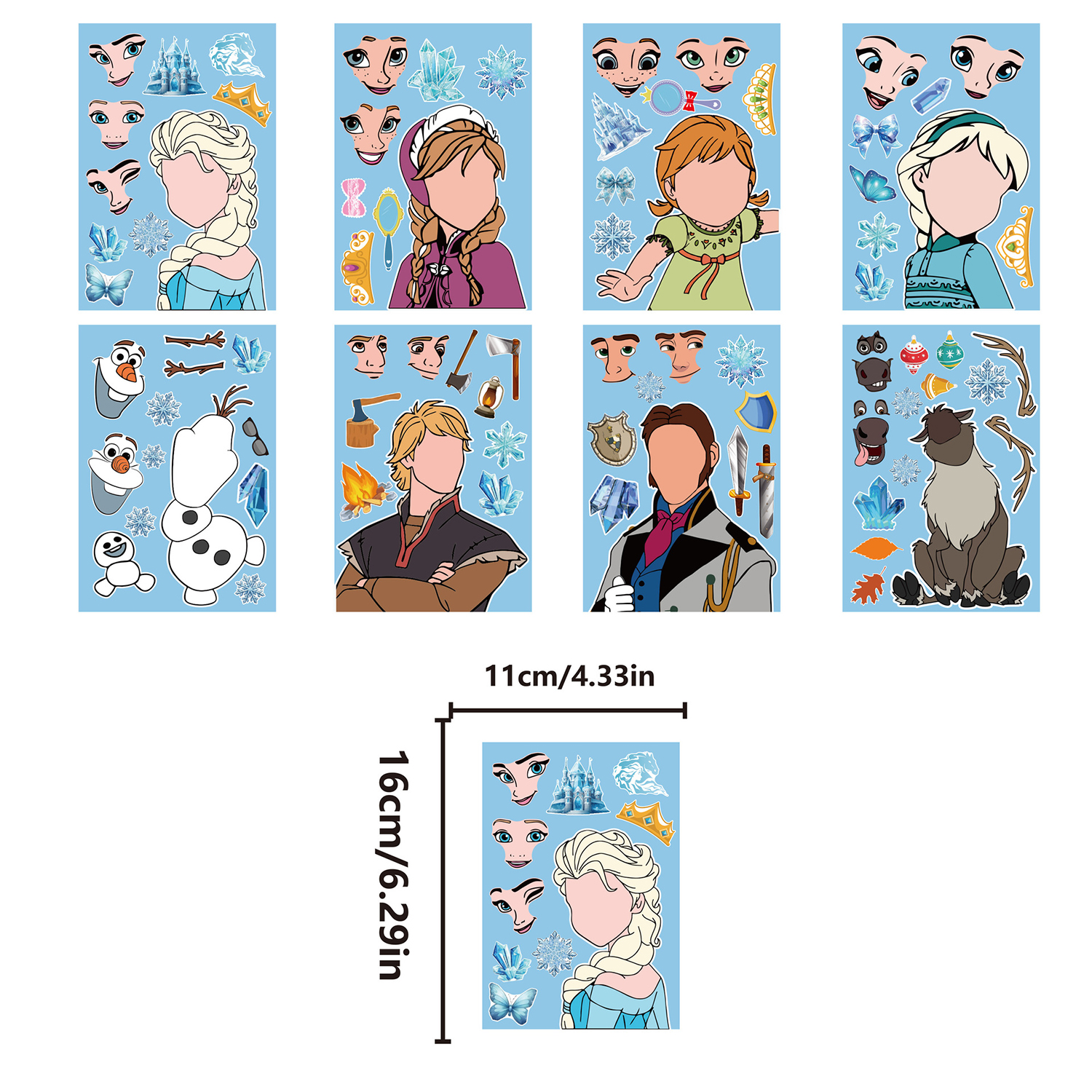 Frozen Queen Party Sticker Els - Memo Pad Sticky avis et prix