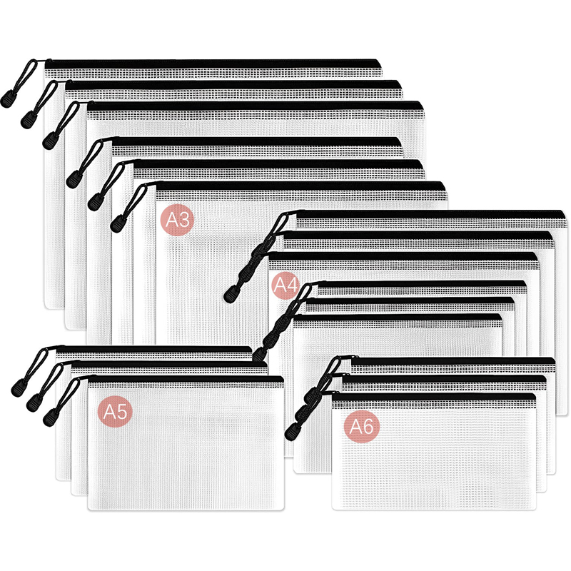 Mesh Zipper Storage Bag Docume - Portfolio Folder Zip avis et prix