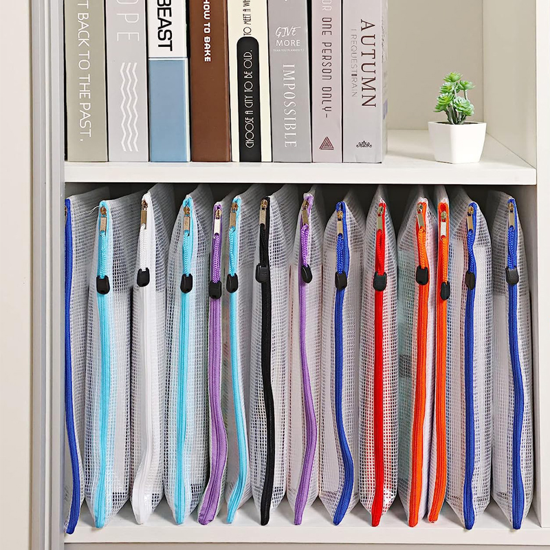 Mesh Zipper Storage Bag Docume - Portfolio Folder Zip avis et prix