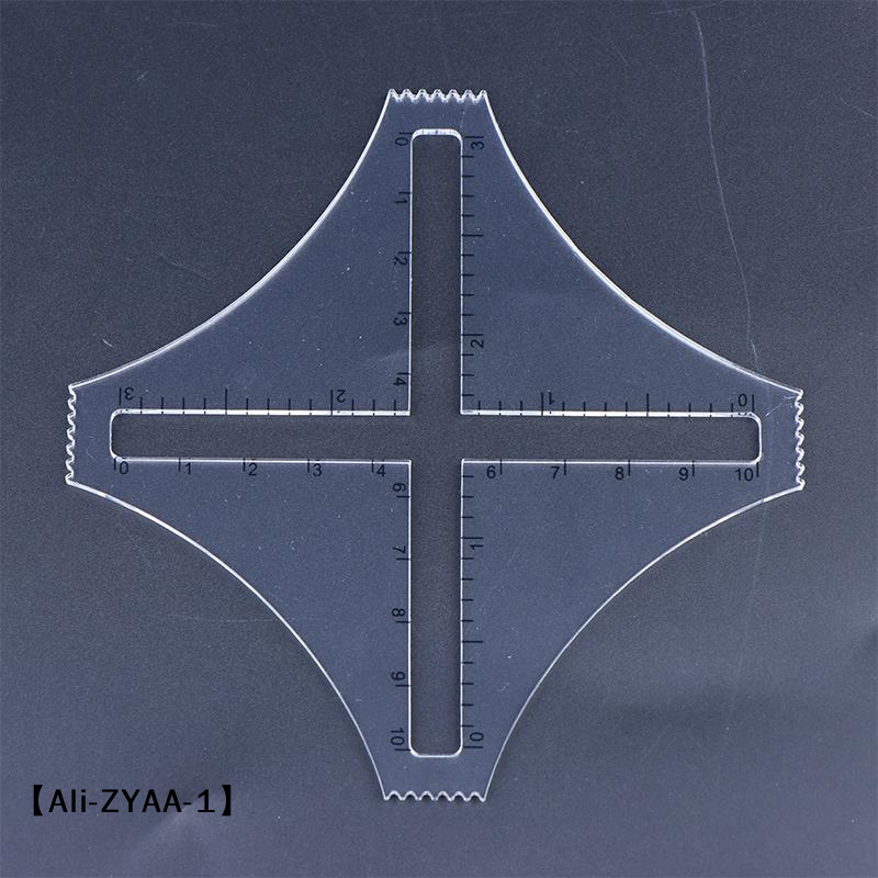 【A】Acrylic Transparent Knittin - Ruler Set Transparent avis et prix