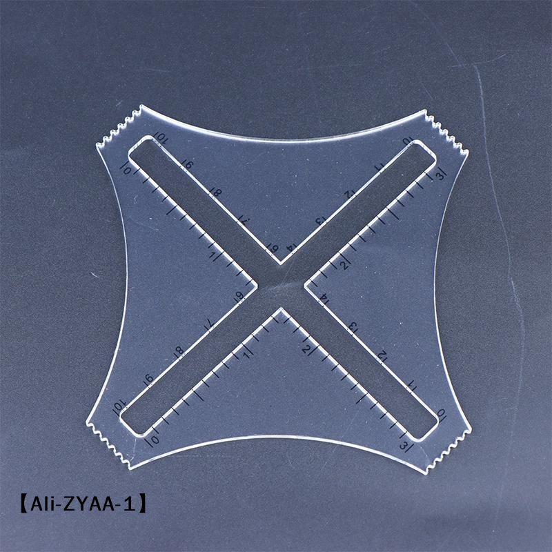 【A】Acrylic Transparent Knittin - Ruler Set Transparent avis et prix
