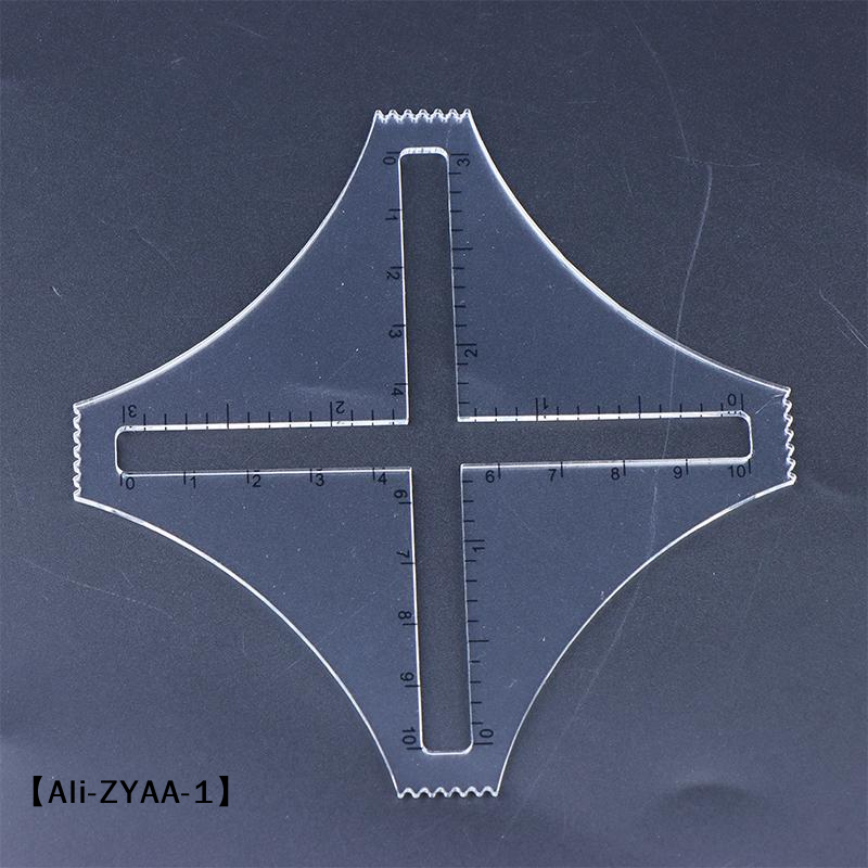 【A】Acrylic Transparent Knittin - Ruler Set Transparent avis et prix