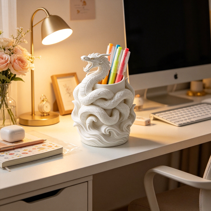 Dragon Relief Pen Holder, Desk - Ideal Stationery & Office Supply avis et prix