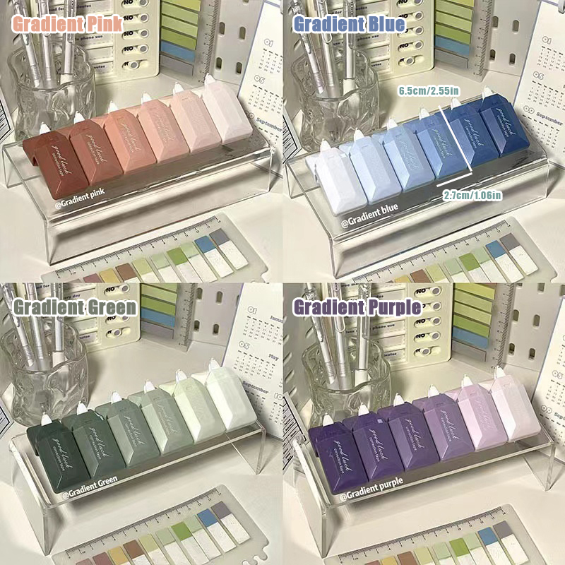 6PC Card Style Gradient Correc - Correction Tape Roller avis et prix