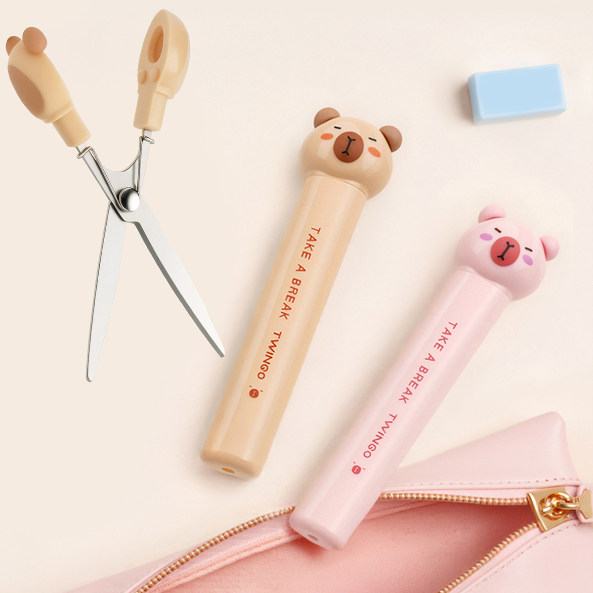 Capybara Scissor Cartoon Foldi - Stationery Office avis et prix