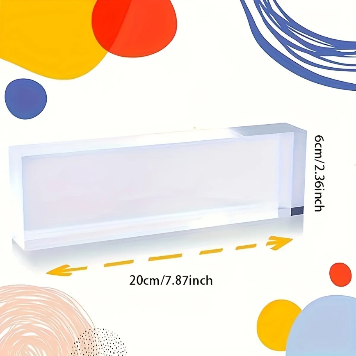 [2D Flat] Personalized Acrylic - Desk Name Plate avis et prix