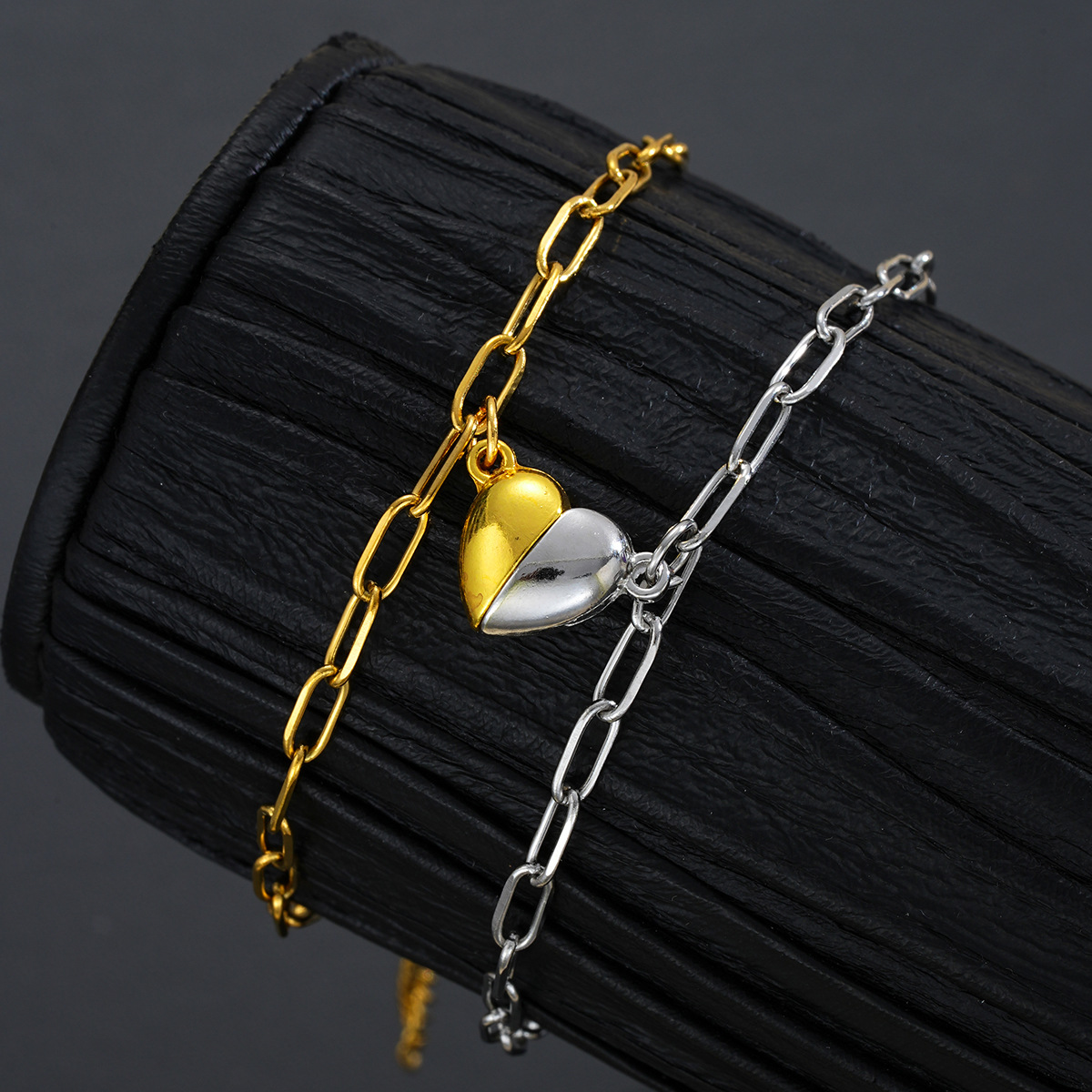 Magnetic Heart Couple Bracelet - Paperclip Magnetic Set avis et prix