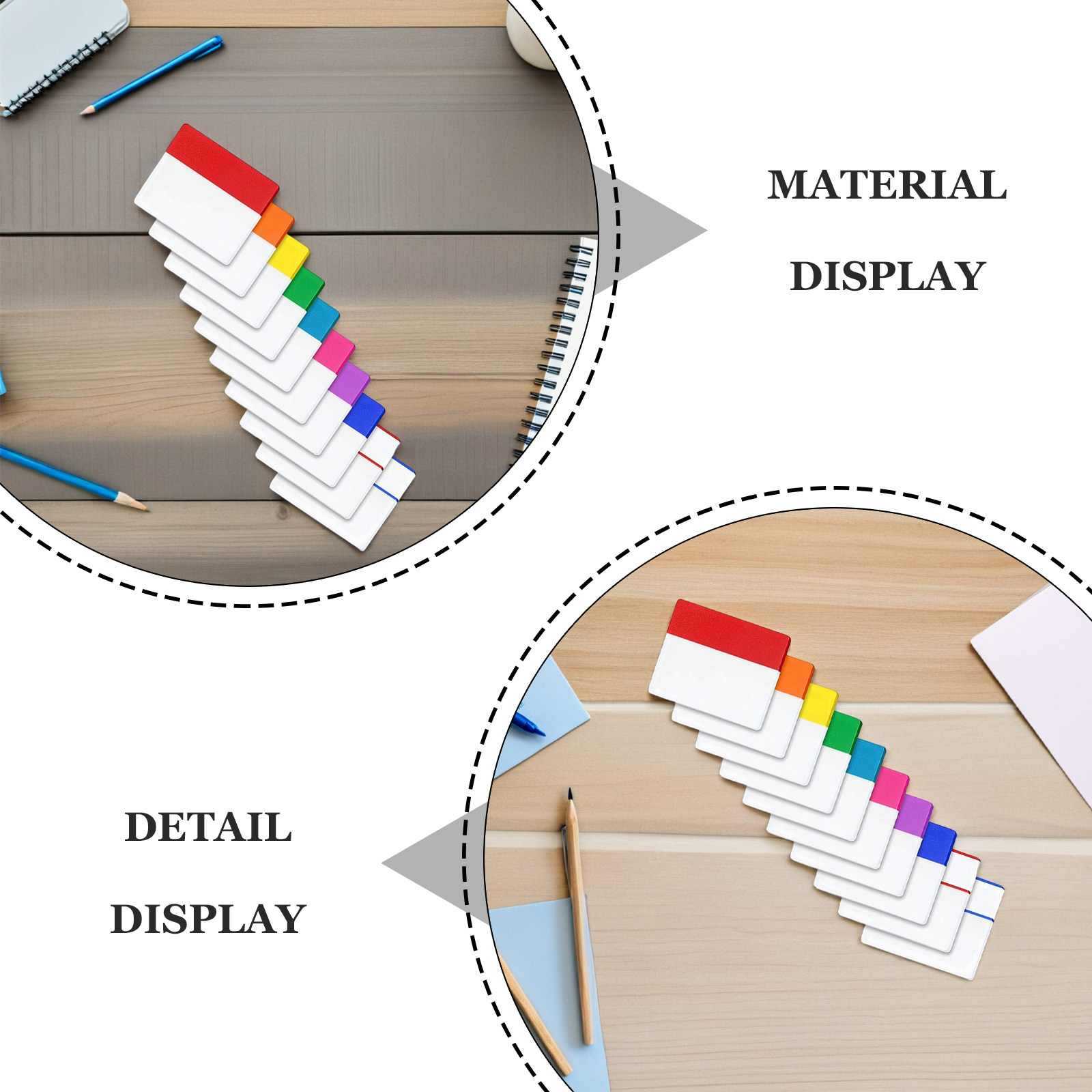 10 Semi Transparent Waterproof - Index Tab Divider avis et prix
