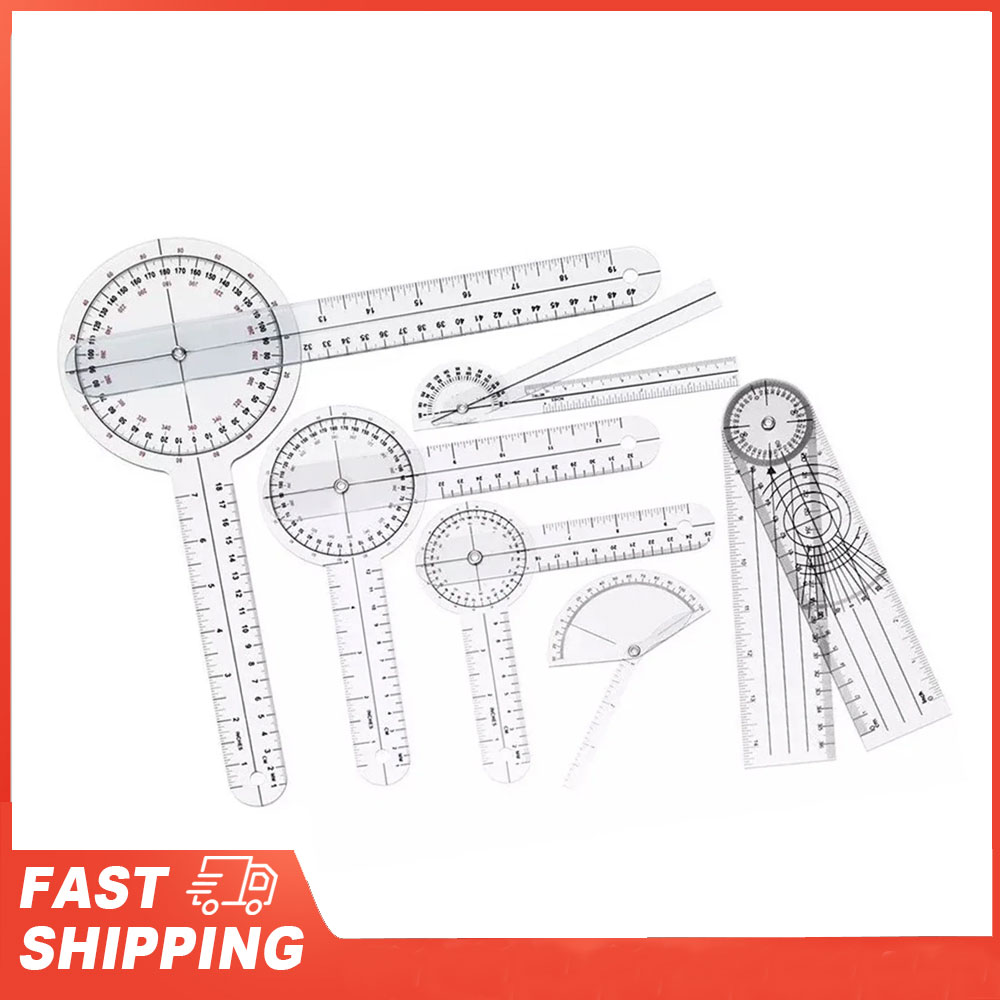 6PCS Medical Goniometer Set PV - Ruler Set Transparent avis et prix