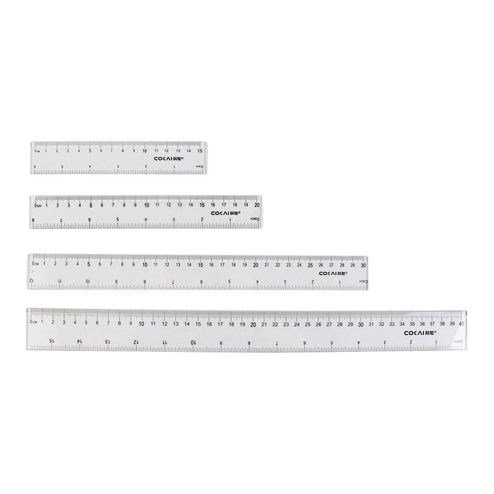 Desk Accessories 15cm 20cm 30c - Ruler Set Transparent avis et prix