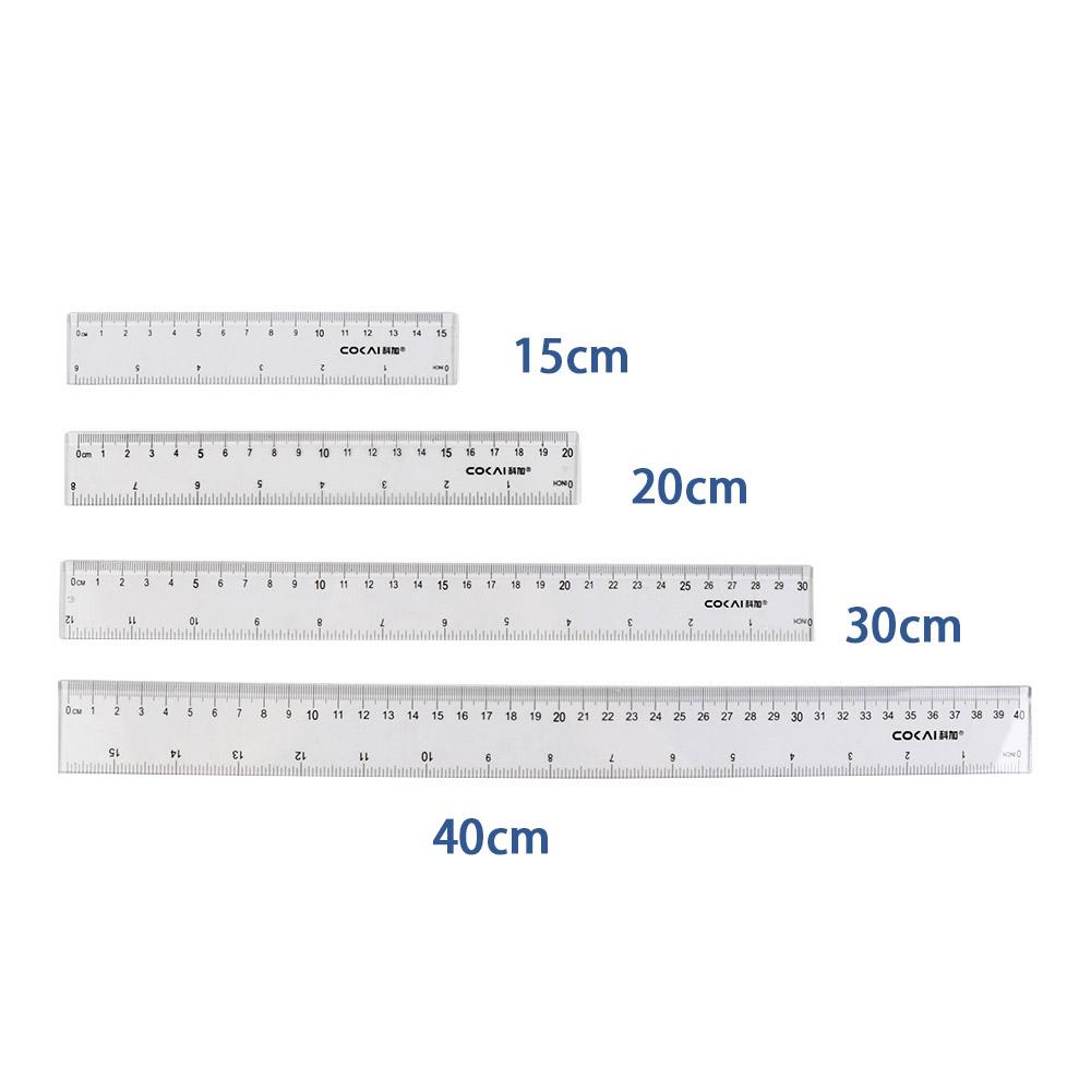 Desk Accessories 15cm 20cm 30c - Ruler Set Transparent avis et prix