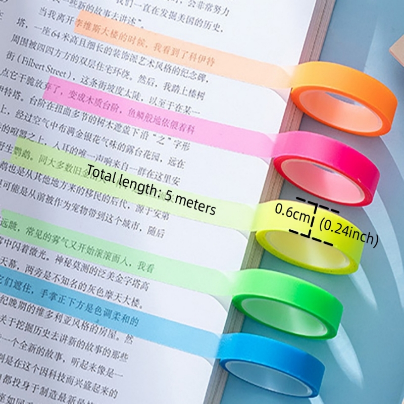 5 Rolls Multicolor Writable St - Correction Tape Roller avis et prix