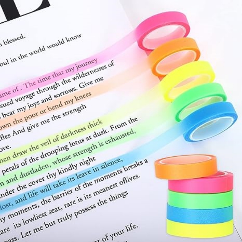 5 Rolls Multicolor Writable St - Correction Tape Roller avis et prix