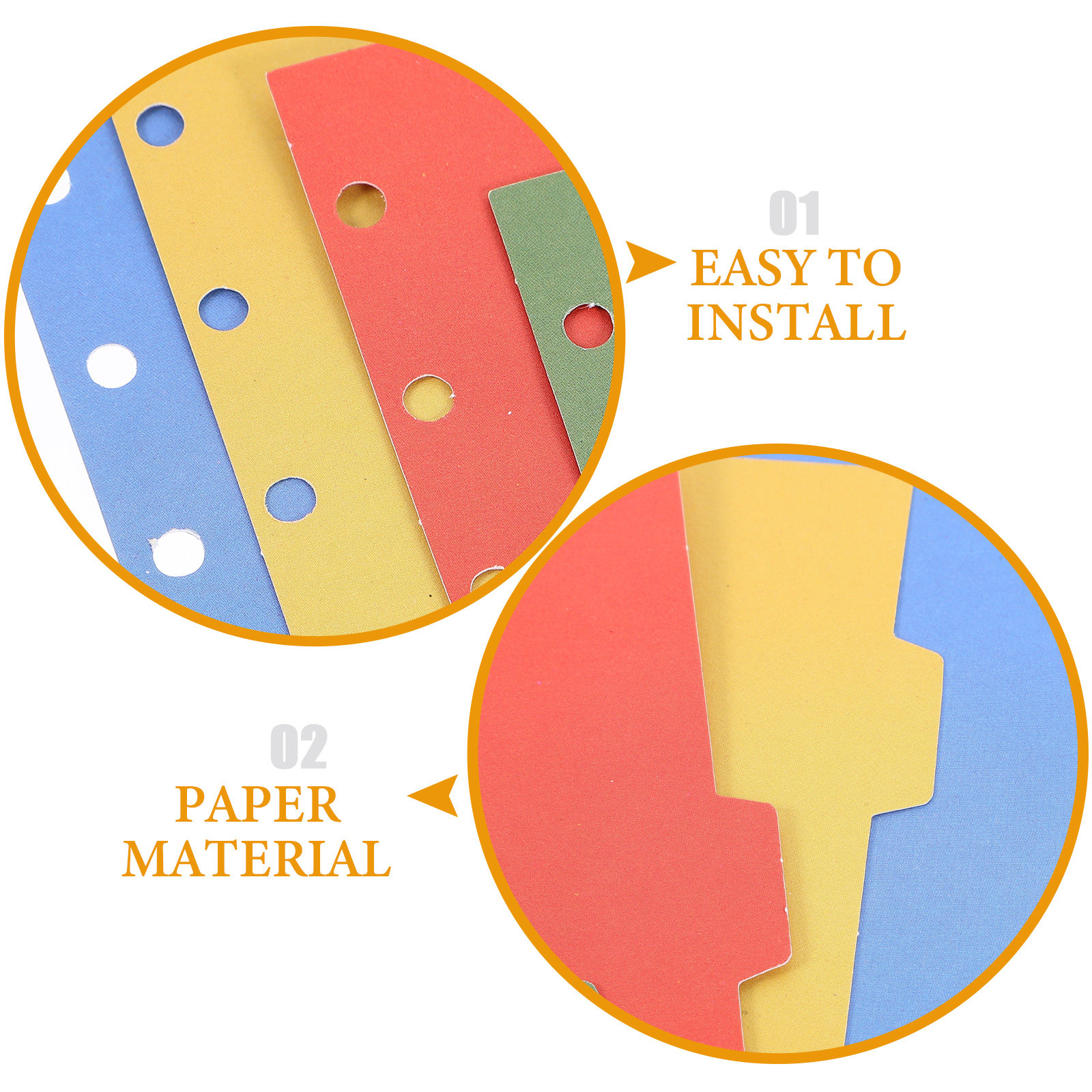 2Sets Notebook Index Dividers  - Index Tab Divider avis et prix
