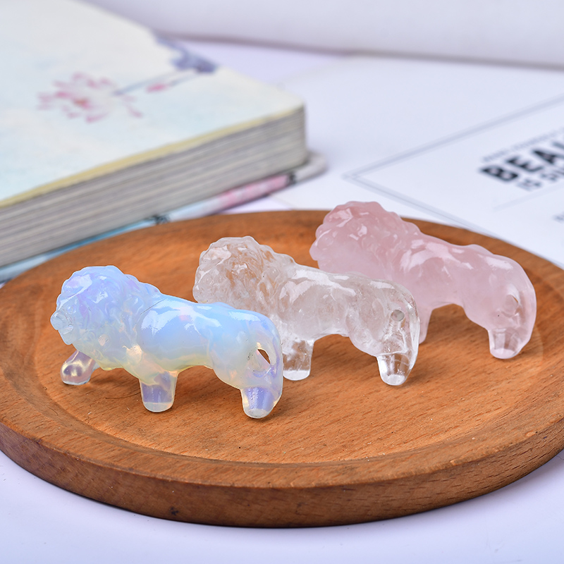 Natural Crystal Obsidian Lion. - Lion Stationery & Office Supply(Kunshan)Co.Ltd avis et prix