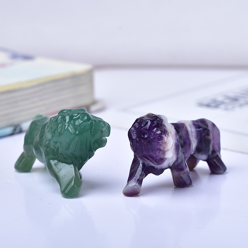 Natural Crystal Obsidian Lion. - Lion Stationery & Office Supply(Kunshan)Co.Ltd avis et prix