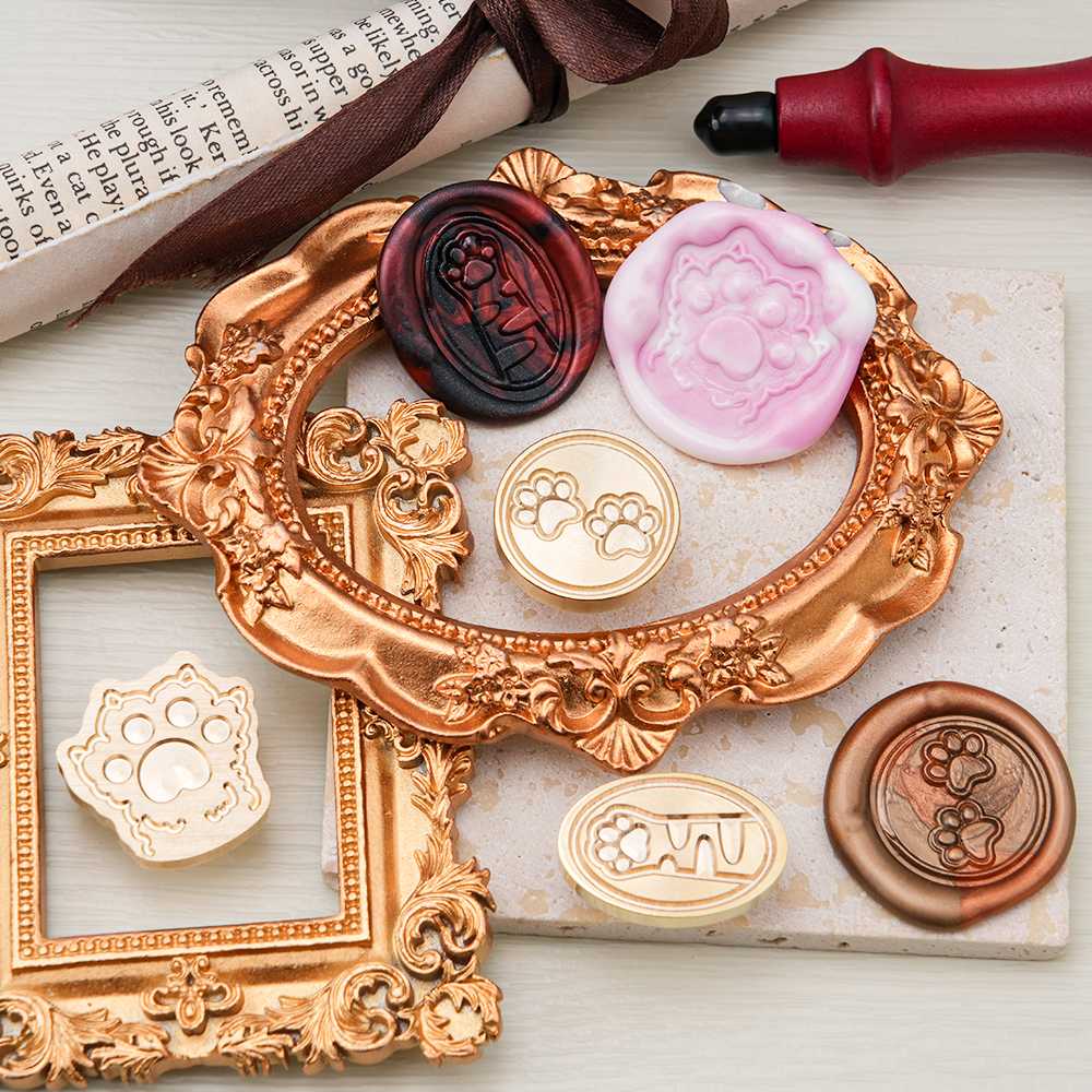 Cat Paw Wax Seal Stamp Kit wit - Wax Seal Stamp Kit avis et prix