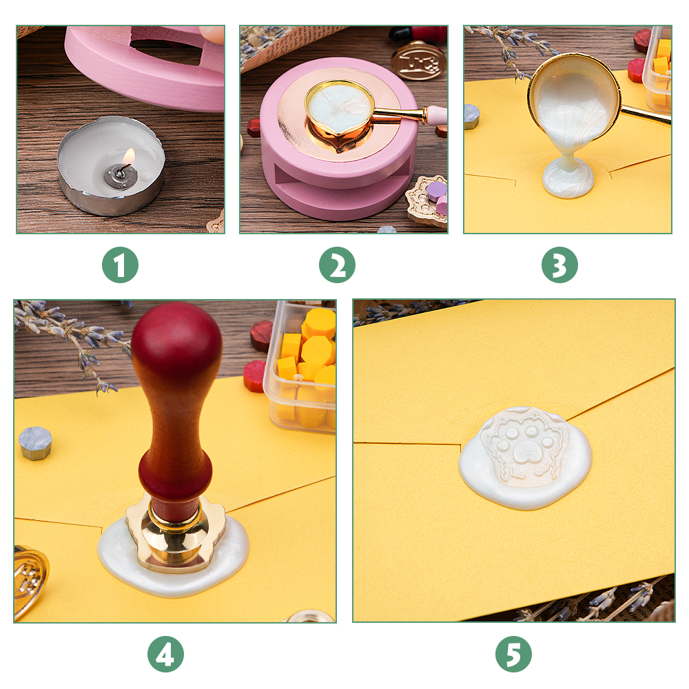 Cat Paw Wax Seal Stamp Kit wit - Wax Seal Stamp Kit avis et prix