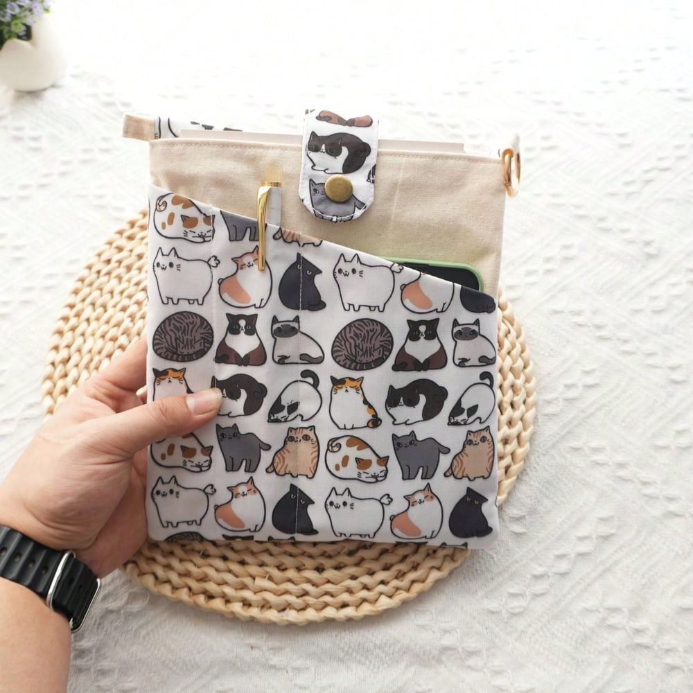 1PC Mellow Cat Canvas Book Bag - Ideal Stationery & Office Supply avis et prix