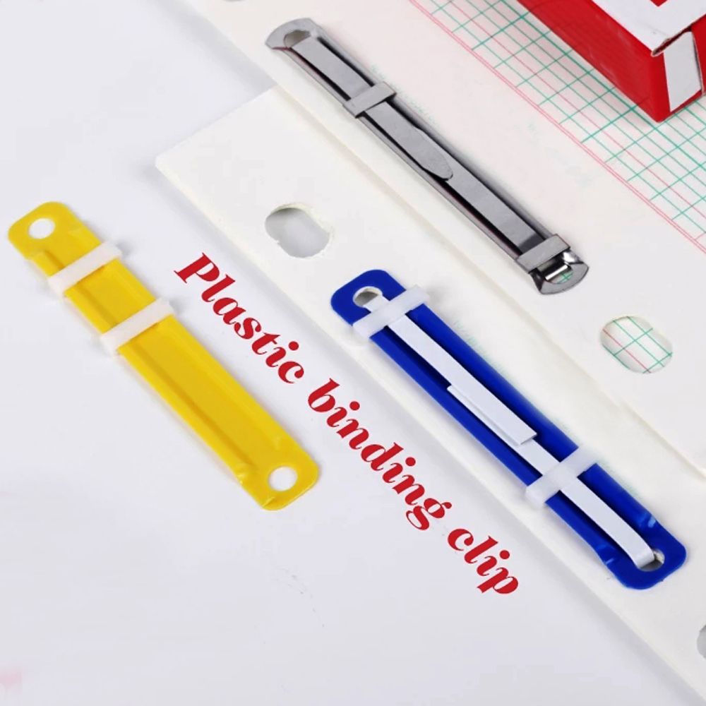 50 PCs/Set File Paper Fastener - Binder Clip Assorted avis et prix