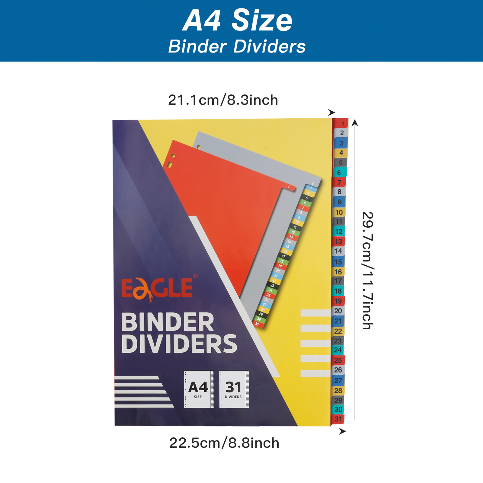 EAGLE A4 Binder Index Divider  - Index Tab Divider avis et prix