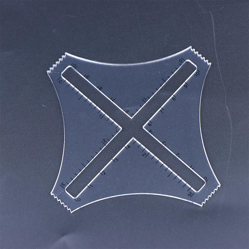 Acrylic Transparent Knitting D - Ruler Set Transparent avis et prix