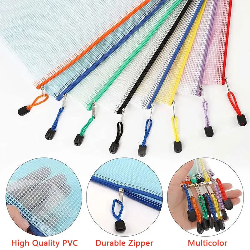 A3/A4/A5/A6 Mesh Zipper Pouch  - Portfolio Folder Zip avis et prix