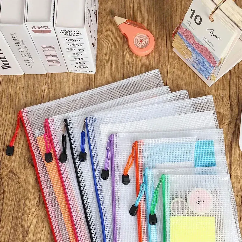 A3/A4/A5/A6 Mesh Zipper Pouch  - Portfolio Folder Zip avis et prix