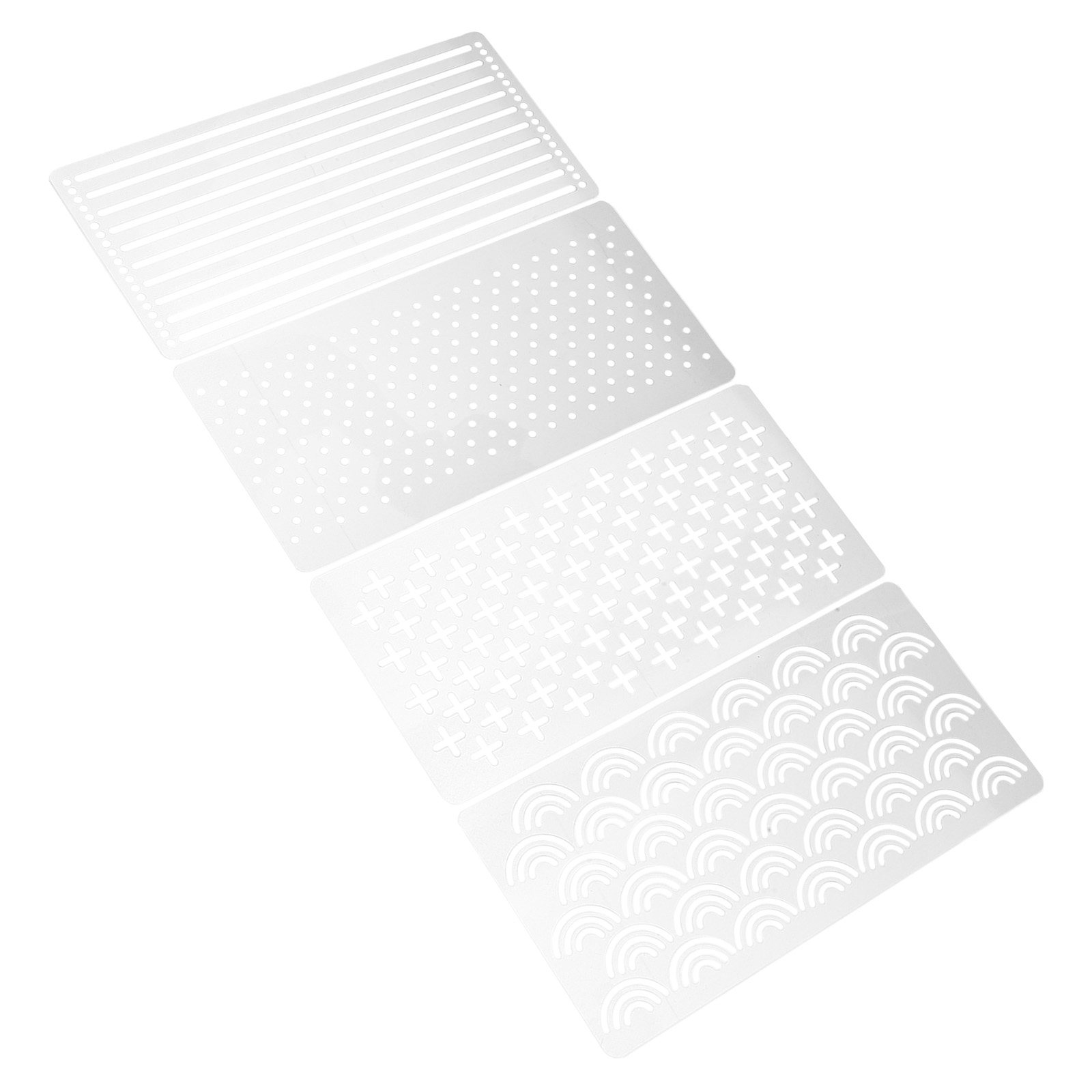 4Pcs Acrylic Quilting Template - Ruler Set Transparent avis et prix