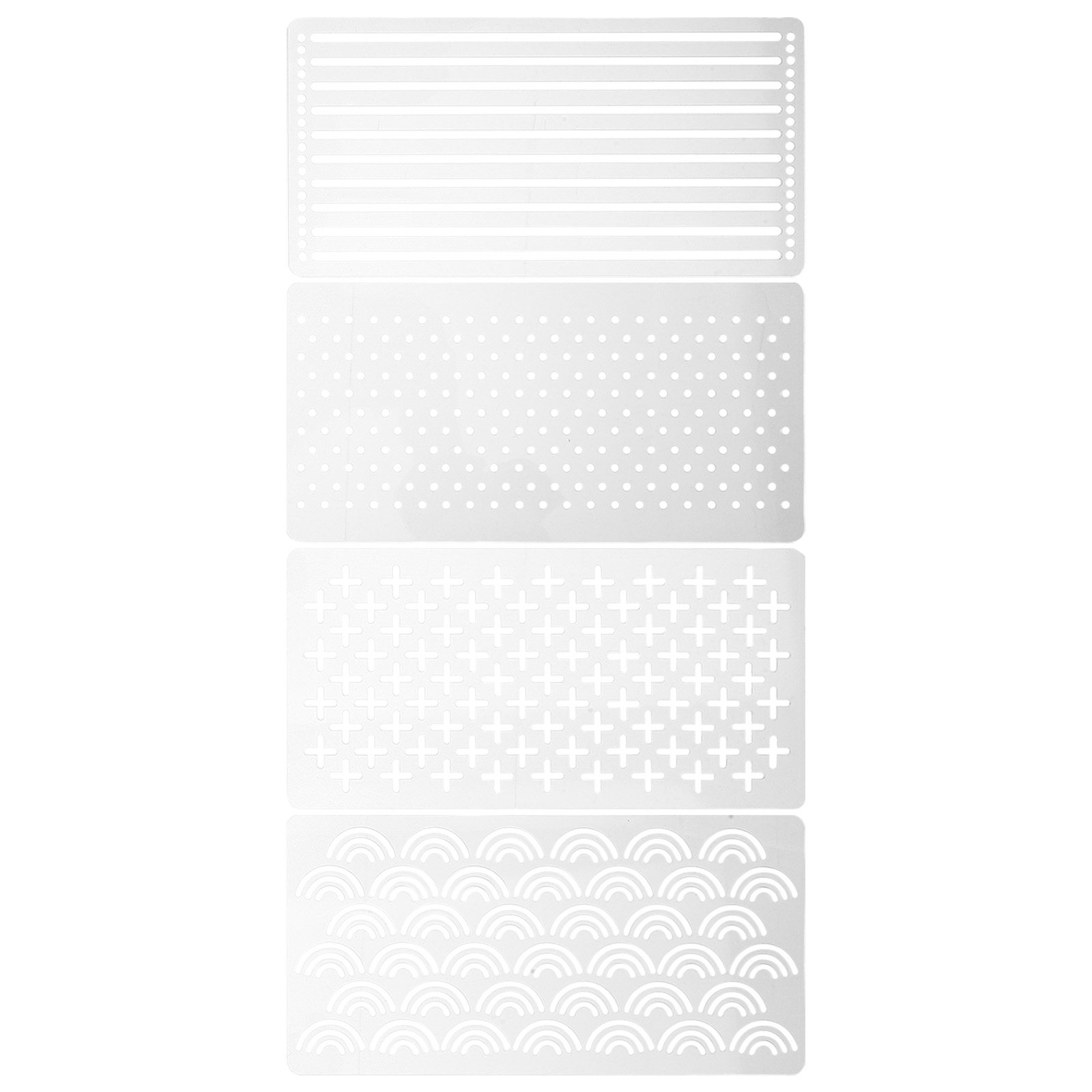 4Pcs Acrylic Quilting Template - Ruler Set Transparent avis et prix