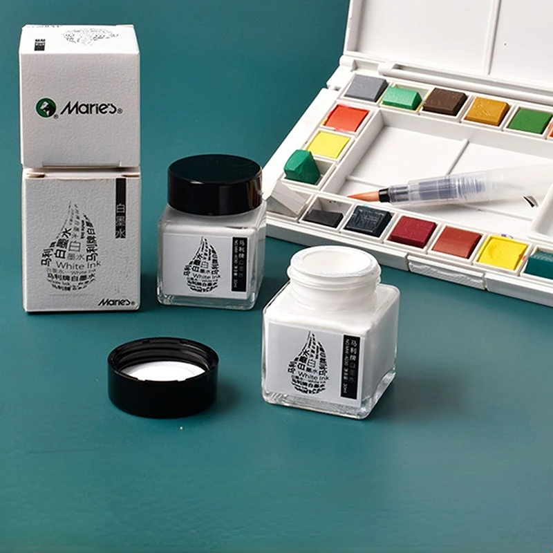 30ML White Ink High-gloss Wate - Correction Fluid White avis et prix
