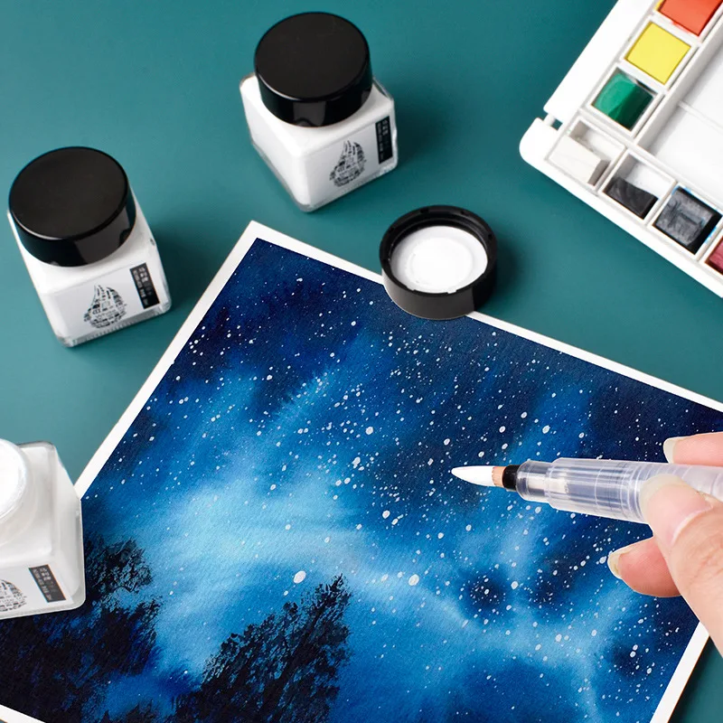 30ML White Ink High-gloss Wate - Correction Fluid White avis et prix