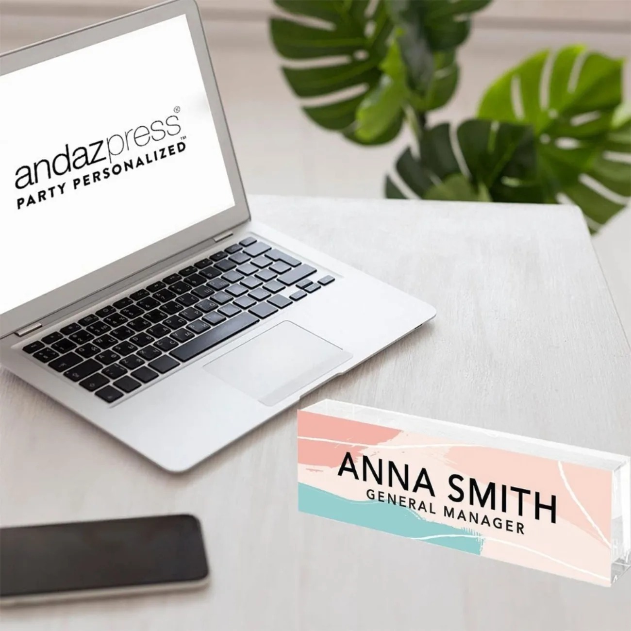 2D Custom Acrylic Desk Name Pl - Desk Name Plate avis et prix