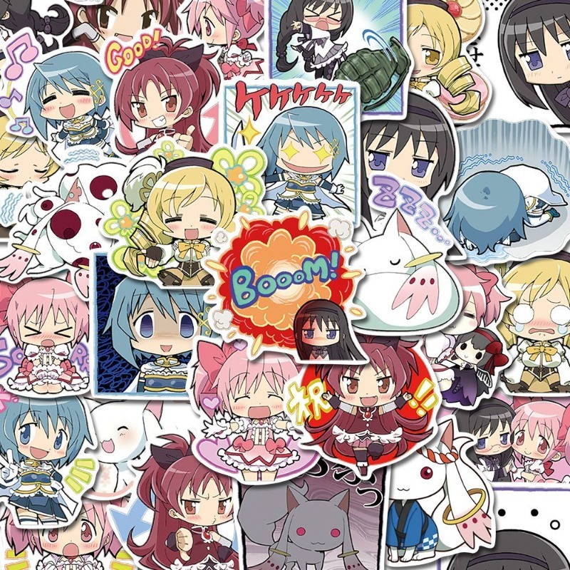 48 PCS Cartoon Puella Magi Mad - Memo Pad Sticky avis et prix