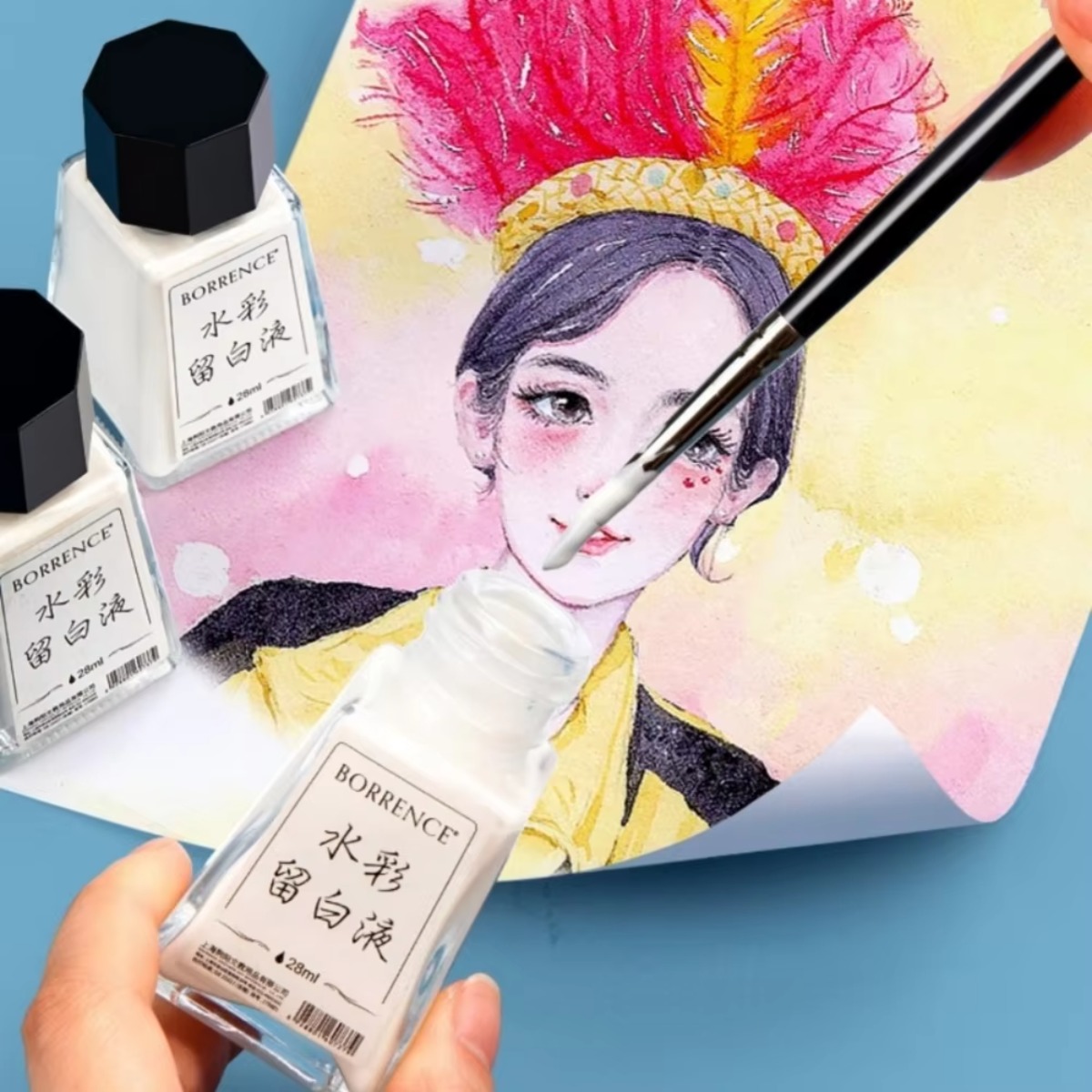 Borrence 28ml Watercolor Maski - Correction Fluid White avis et prix