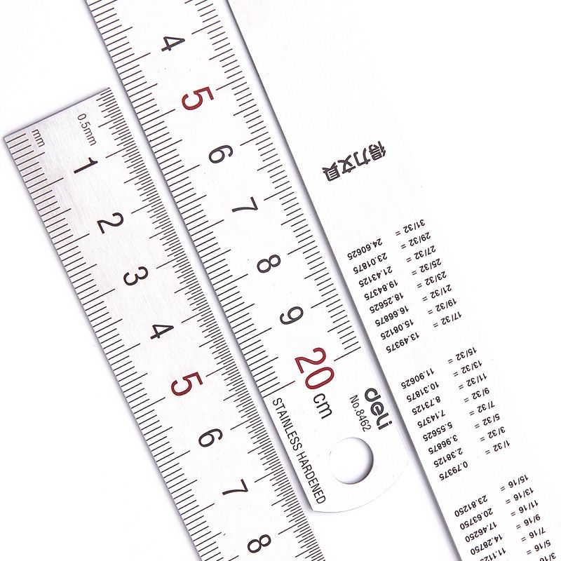 Deli 20cm Stainless Steel Meta - Stationery And Office Supply Stores avis et prix