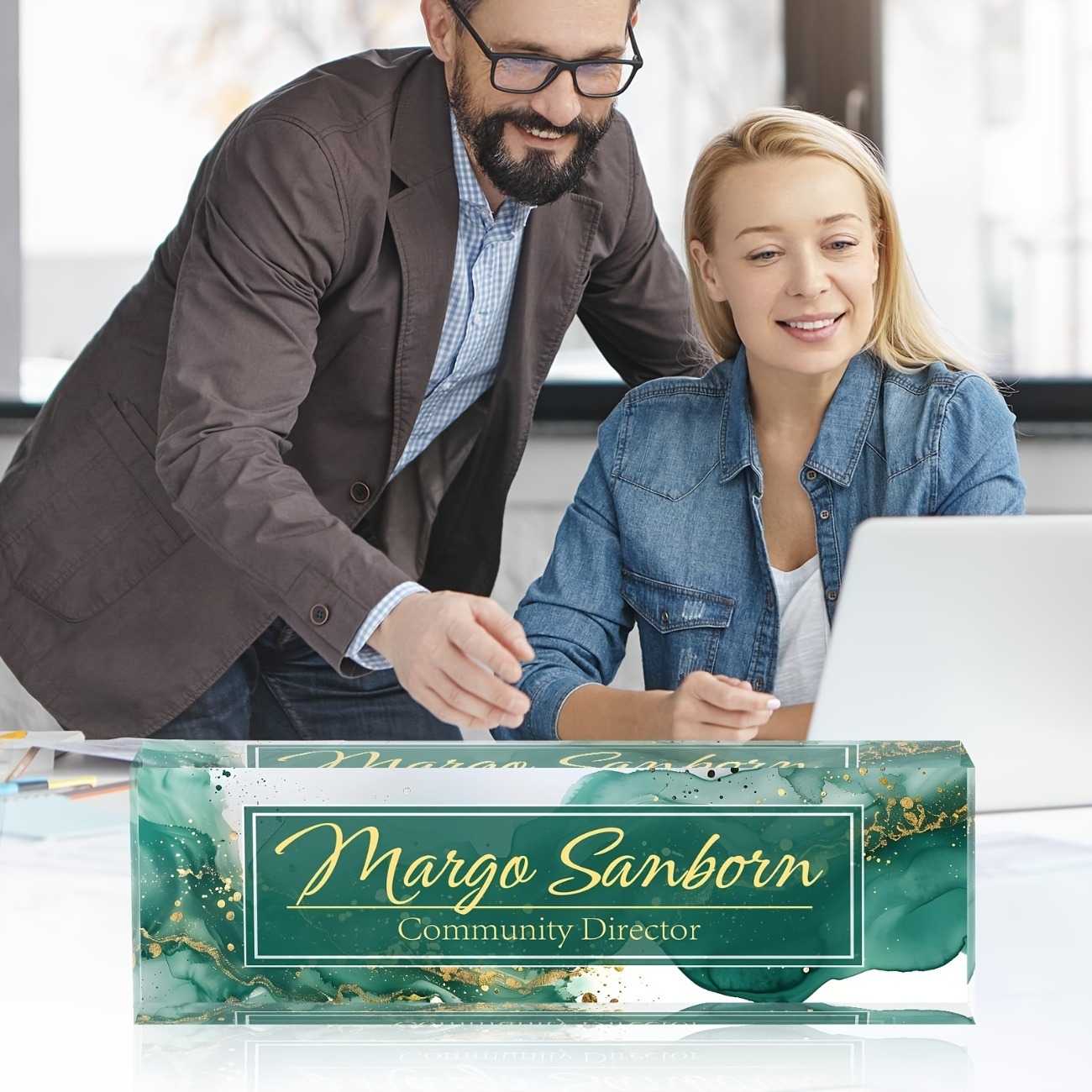 Custom Acrylic Desk Name Plate - Desk Name Plate avis et prix