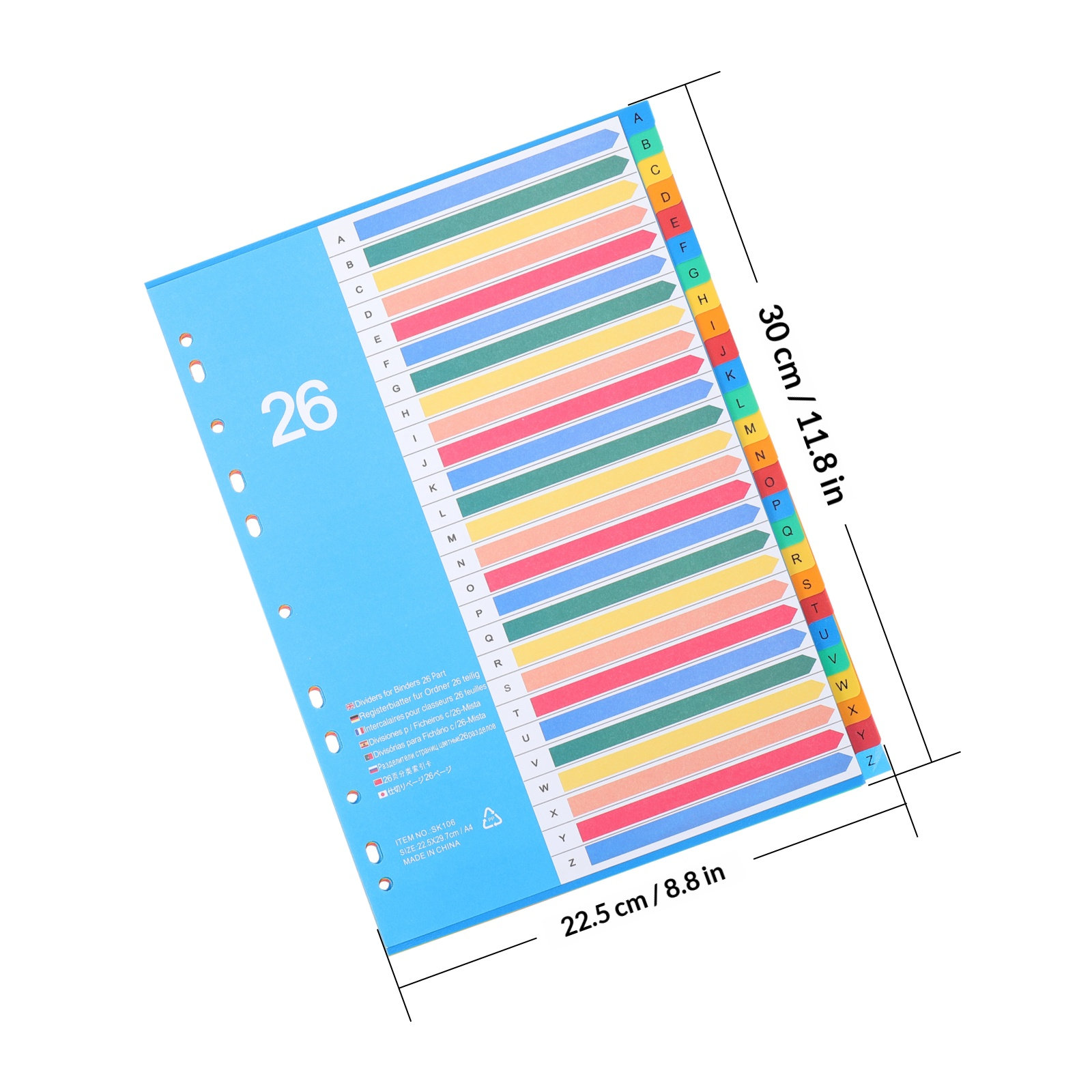 38Pcs Colored Plastic Folder S - Index Tab Divider avis et prix