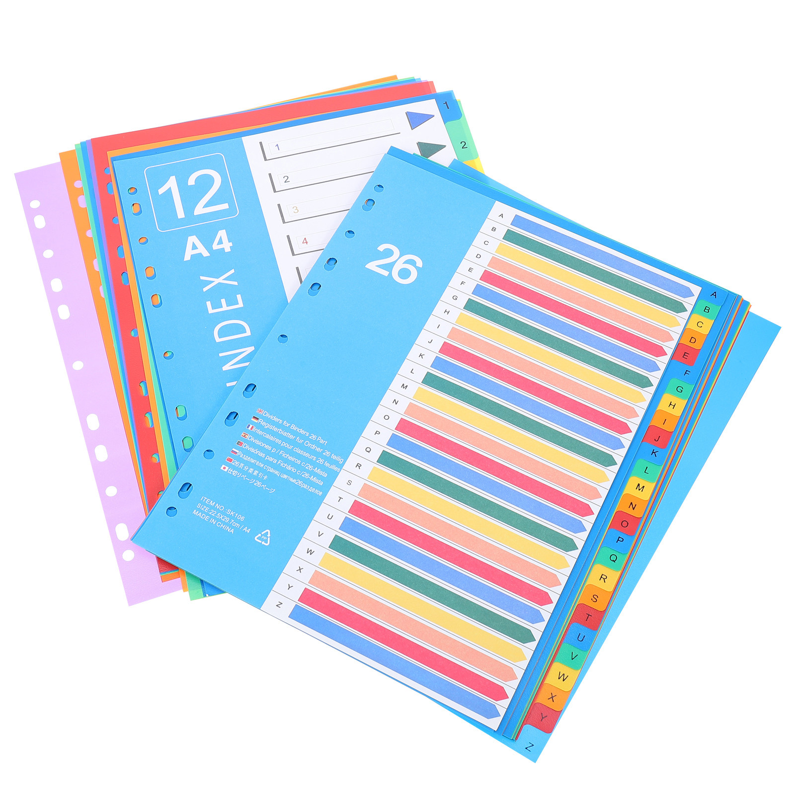 38Pcs Colored Plastic Folder S - Index Tab Divider avis et prix