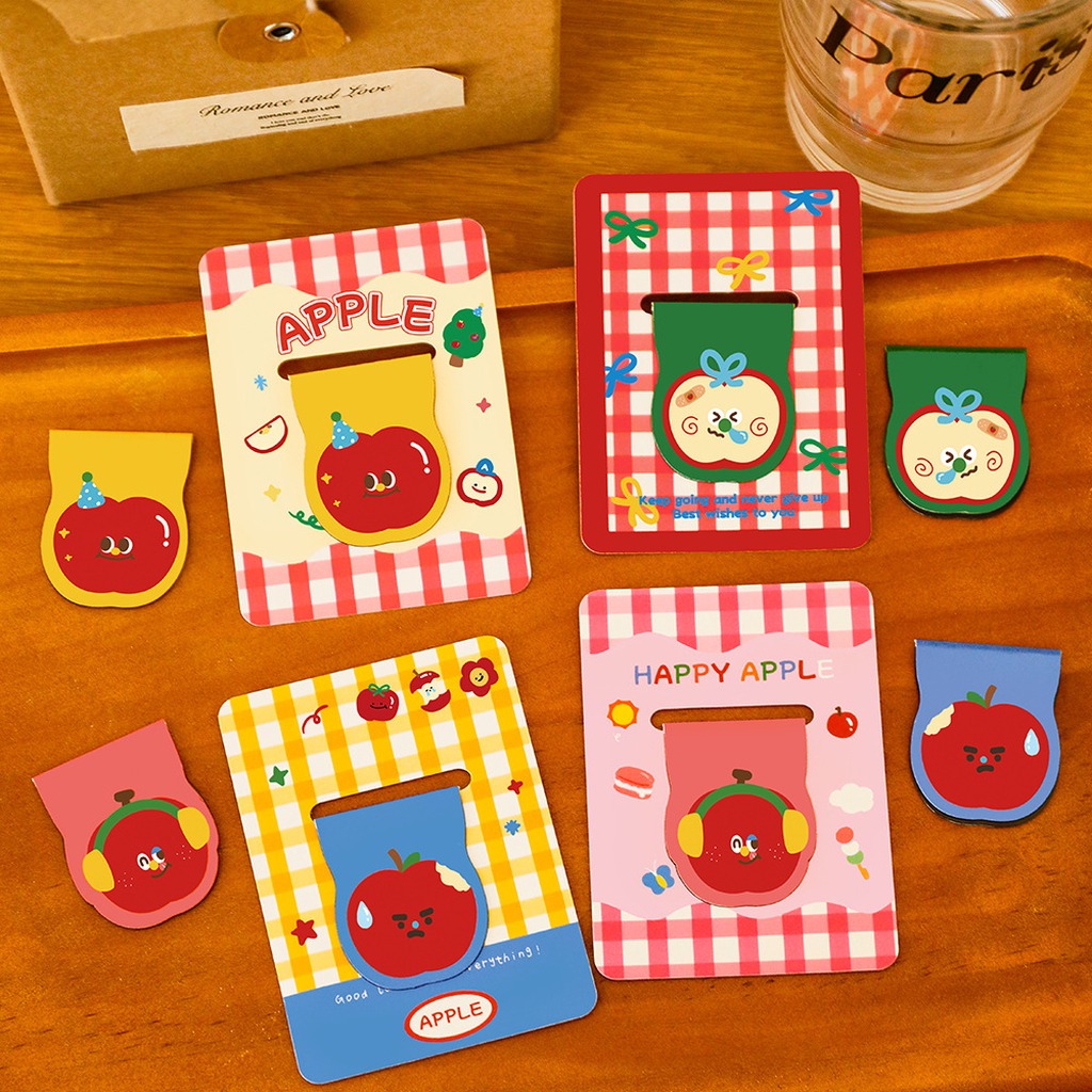 Cute Apple Shaped Magnetic Boo - Paperclip Magnetic Set avis et prix