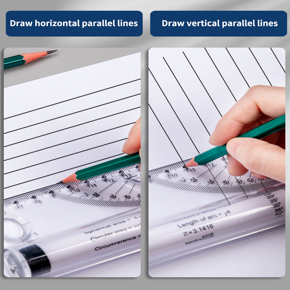 30cm Transparent Parallel Roll - Ruler Set Transparent avis et prix