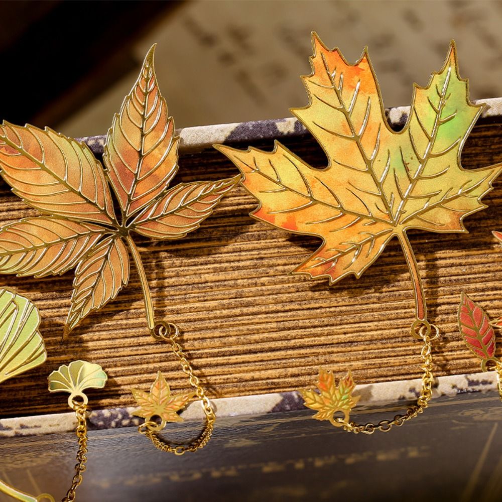 Metal Leaves Bronzing Bookmark - Stationery And Office Supply Chain avis et prix