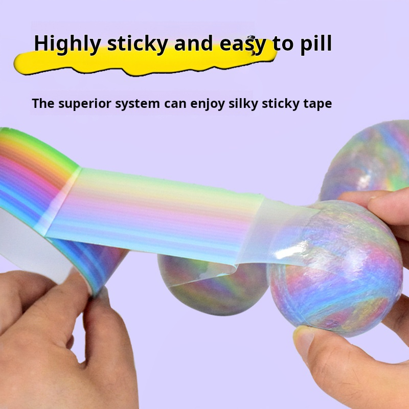 1pcs Rainbow Balls Sticky Ball - Glue Stick Pack avis et prix