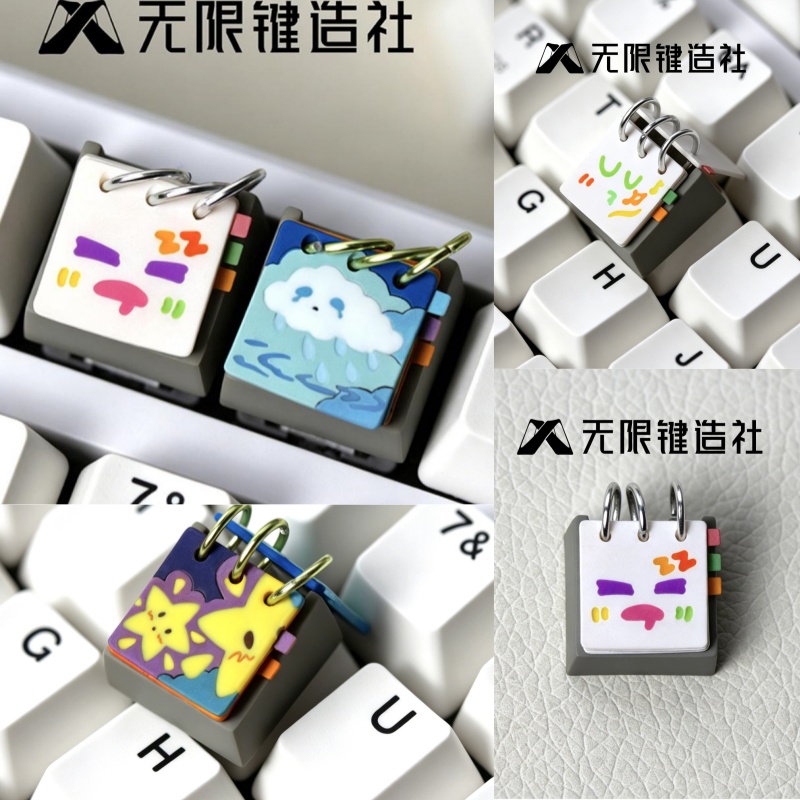 Wuxian Cute Calendar Resin Key - Ideal Stationery & Office Supply avis et prix