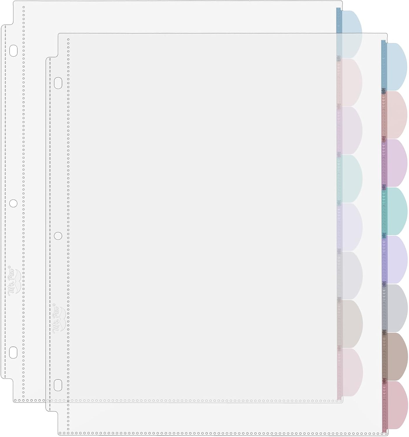 A4 Clear Sheet Protectors with - Index Tab Divider avis et prix