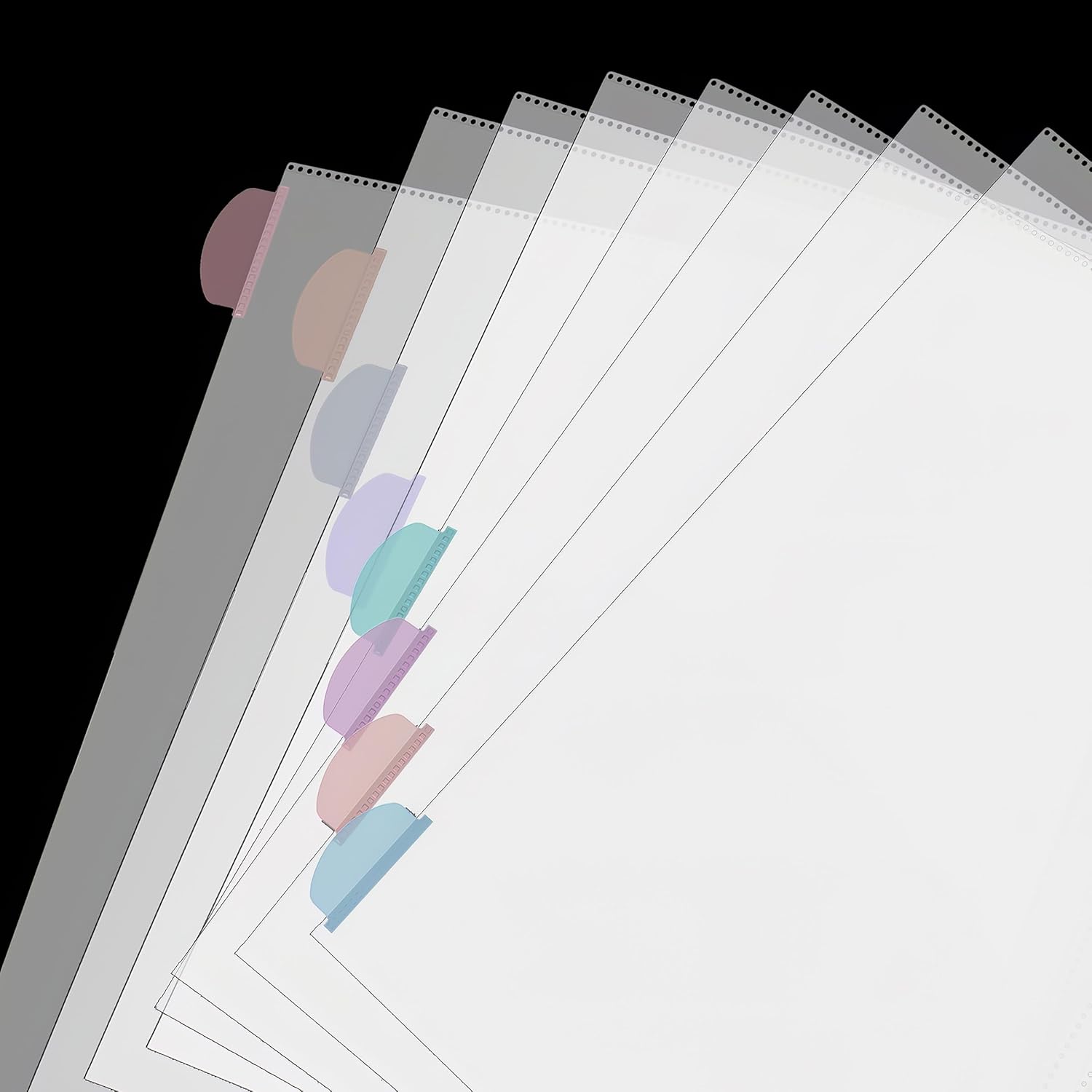 A4 Clear Sheet Protectors with - Index Tab Divider avis et prix