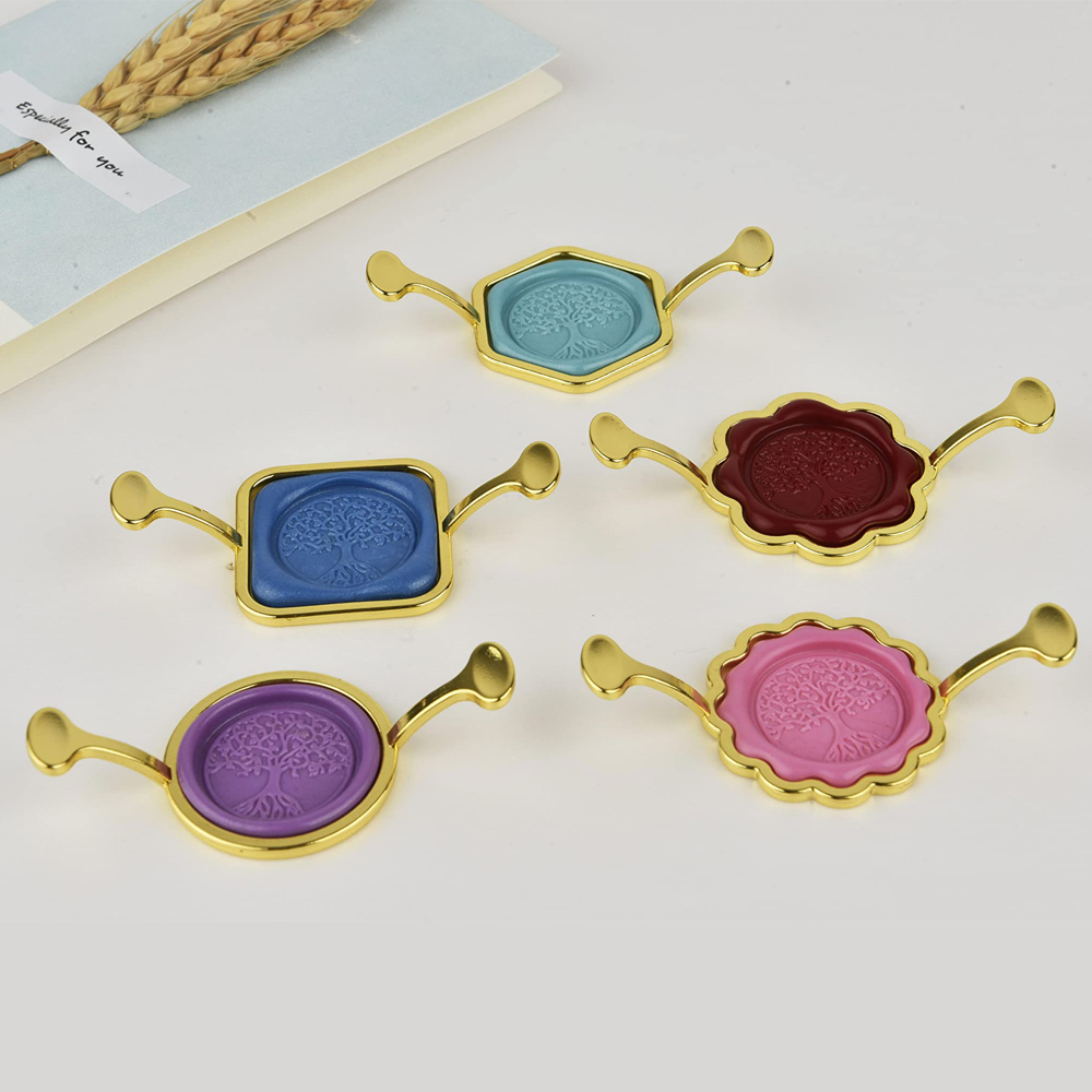 5-Pack Hexagon Square Metal Wa - Wax Seal Stamp Kit avis et prix