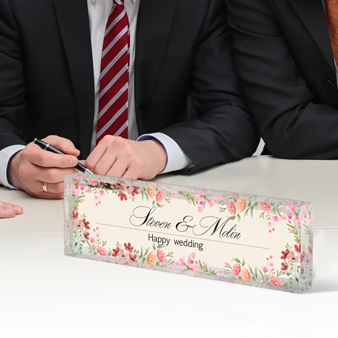 Personalized Acrylic Desk Name - Desk Name Plate avis et prix